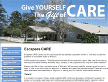 Tablet Screenshot of escapeescare.org